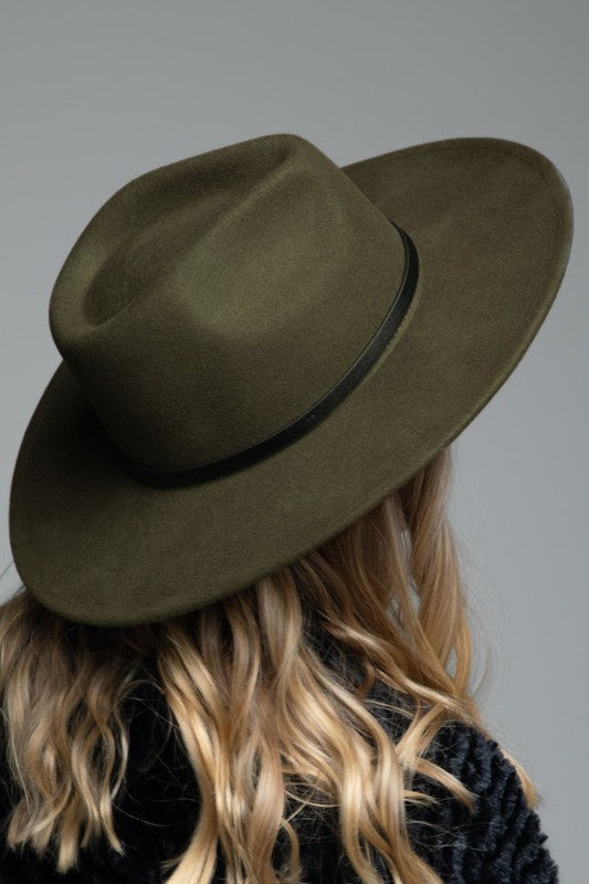 Caramel Boho Wool Hat