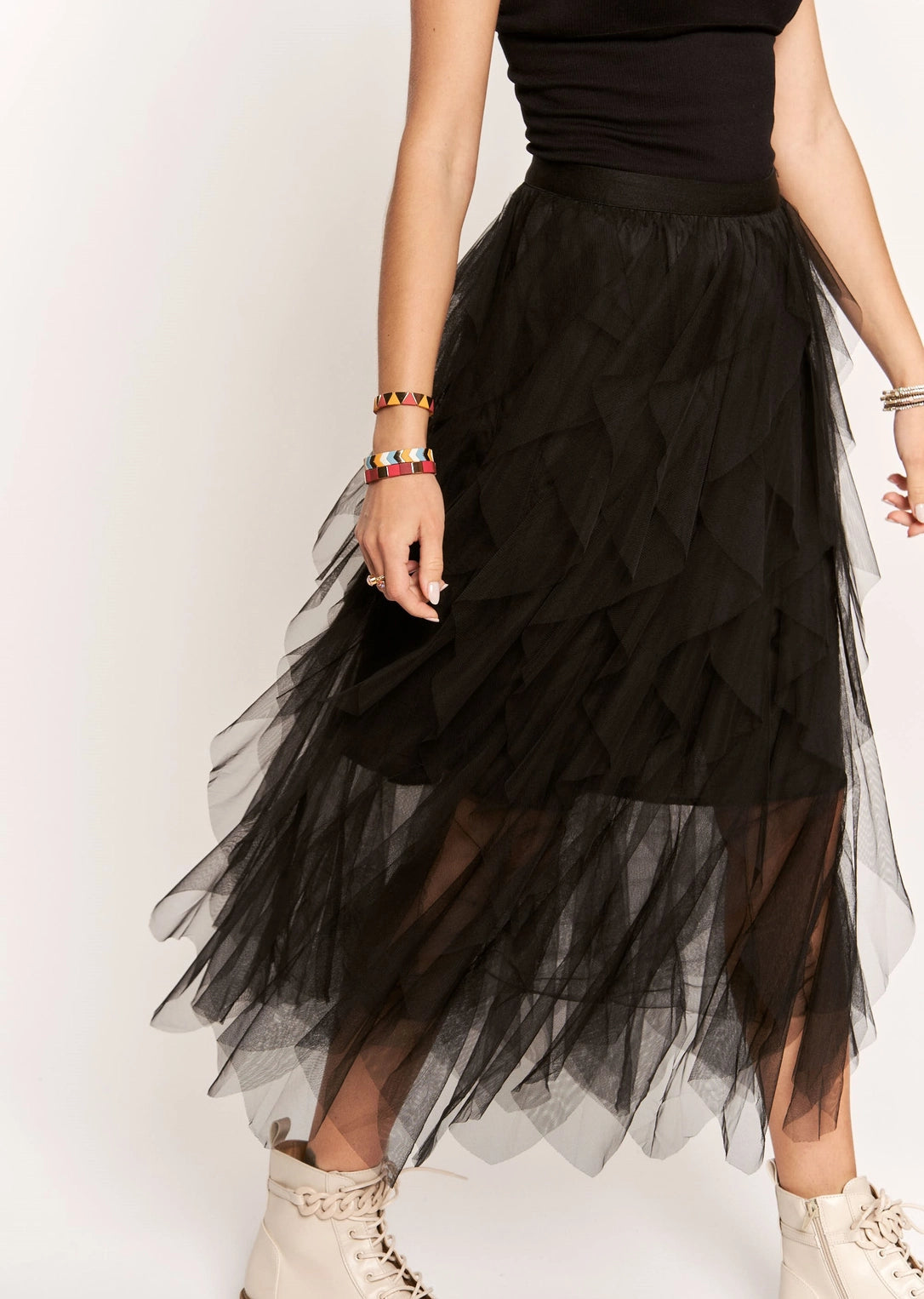 Tulle Black Skirt