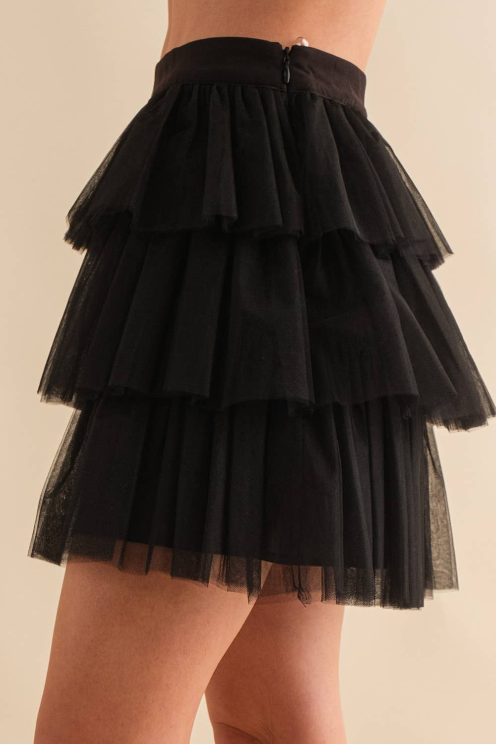 Mesh Tuelle Mini Skirt