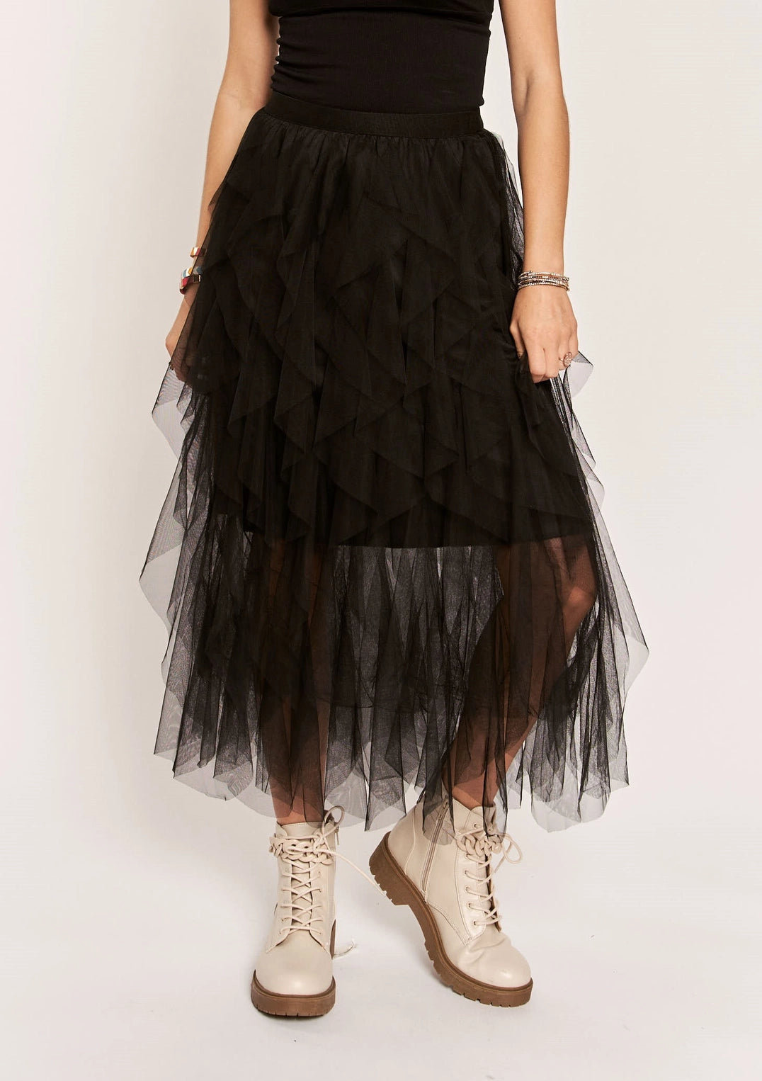 Tulle Black Skirt