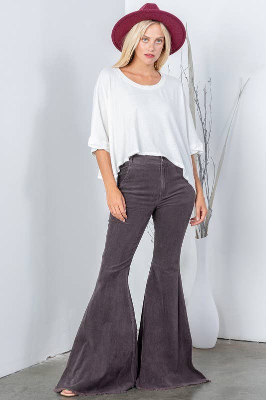 Corduroy cowgirl Jean Flare Long  Inseam Pants